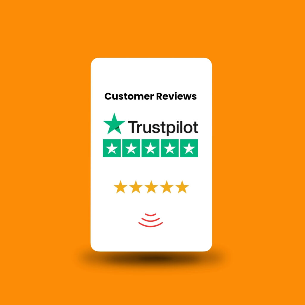 Trustpilot Review NFC Card